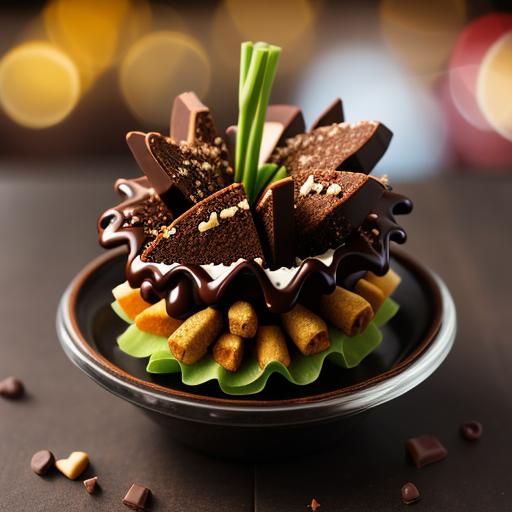 chocolate covered crudites