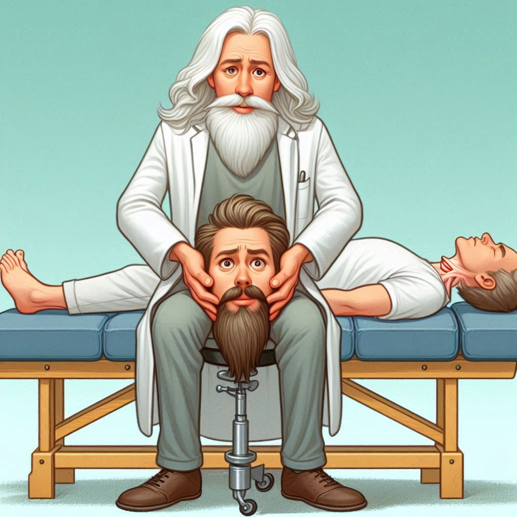 Neck adjustment doctor   by @Lyra Valkyrie