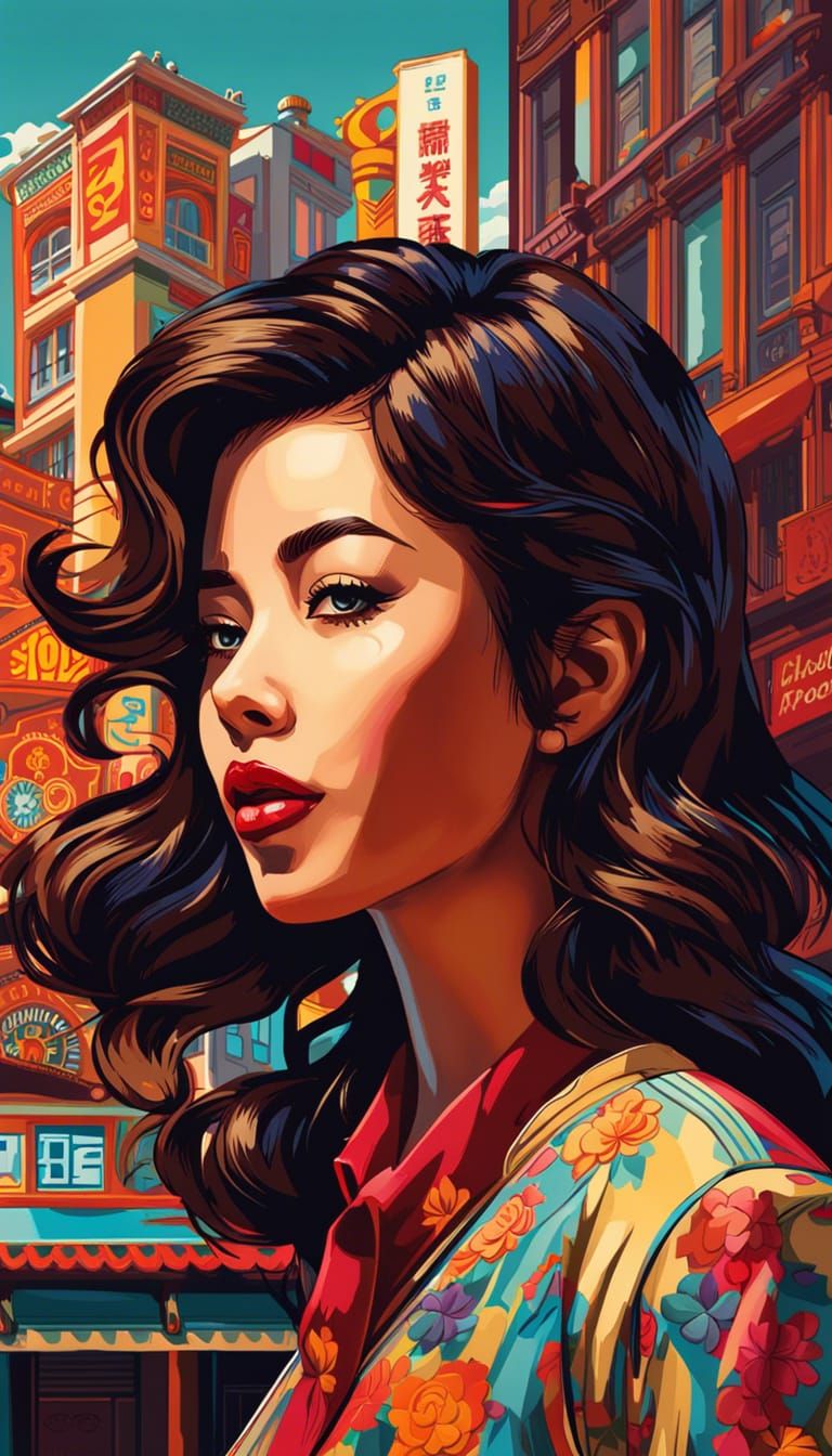 pop art, pixel, bioshock art style, face Testament style, gt...