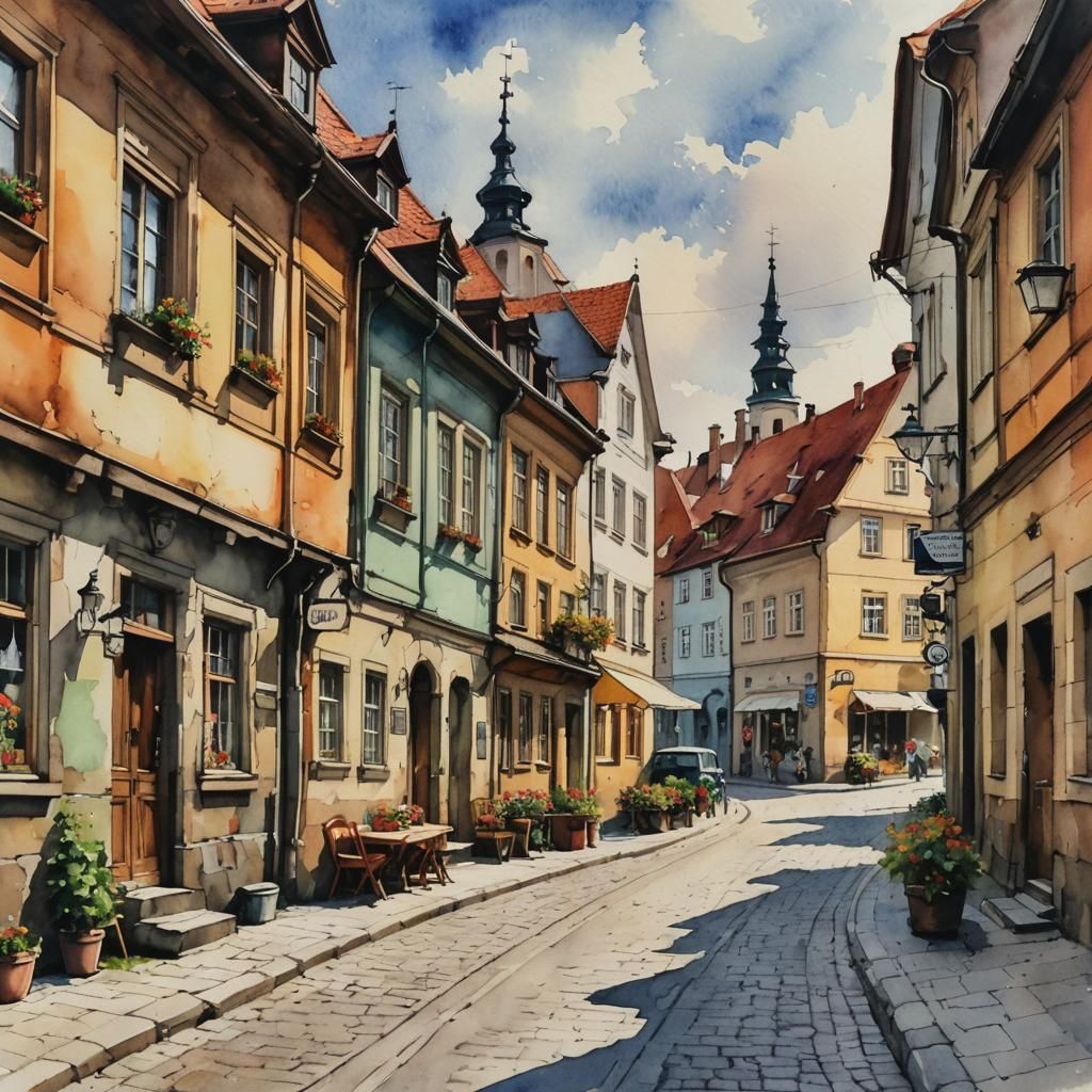 street scene  by @Ola Sz