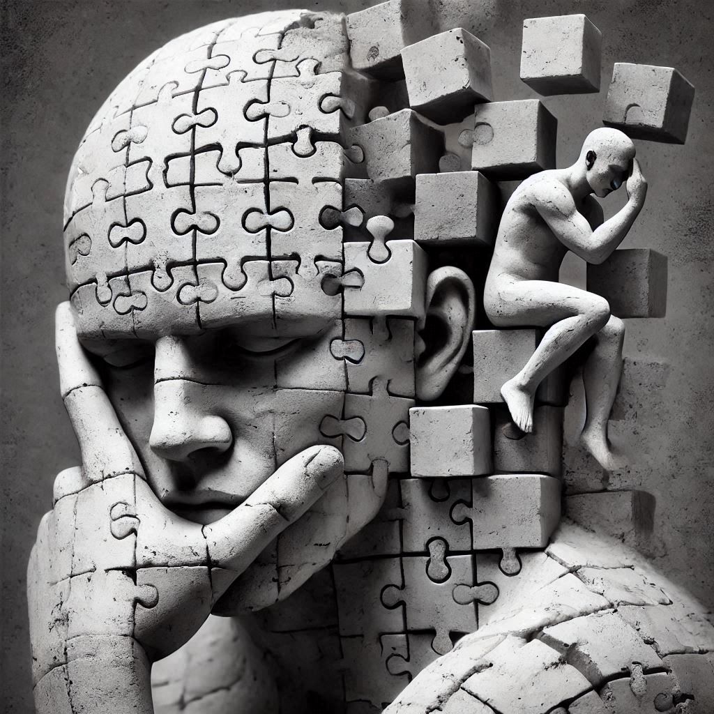 Pictorial representation of ADHD with depression.