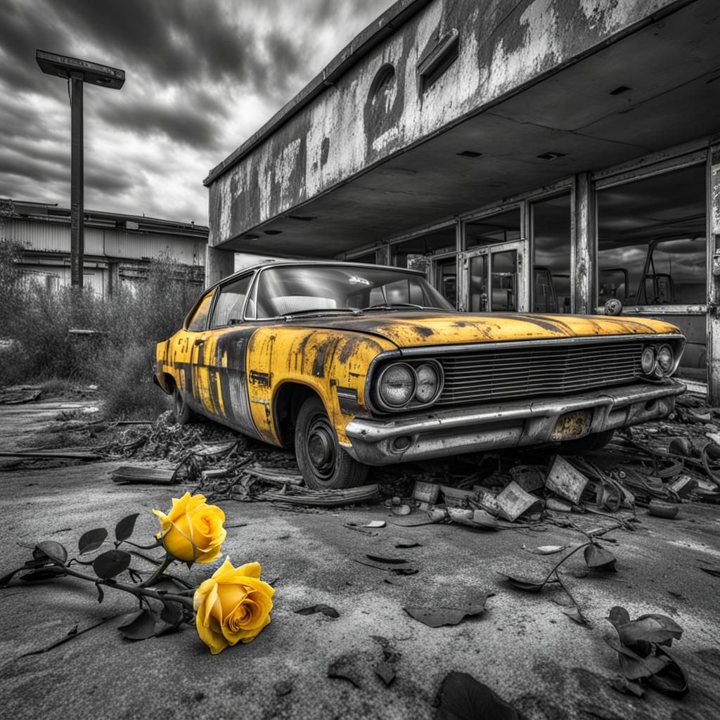 Gas station  by @Queen of hearts