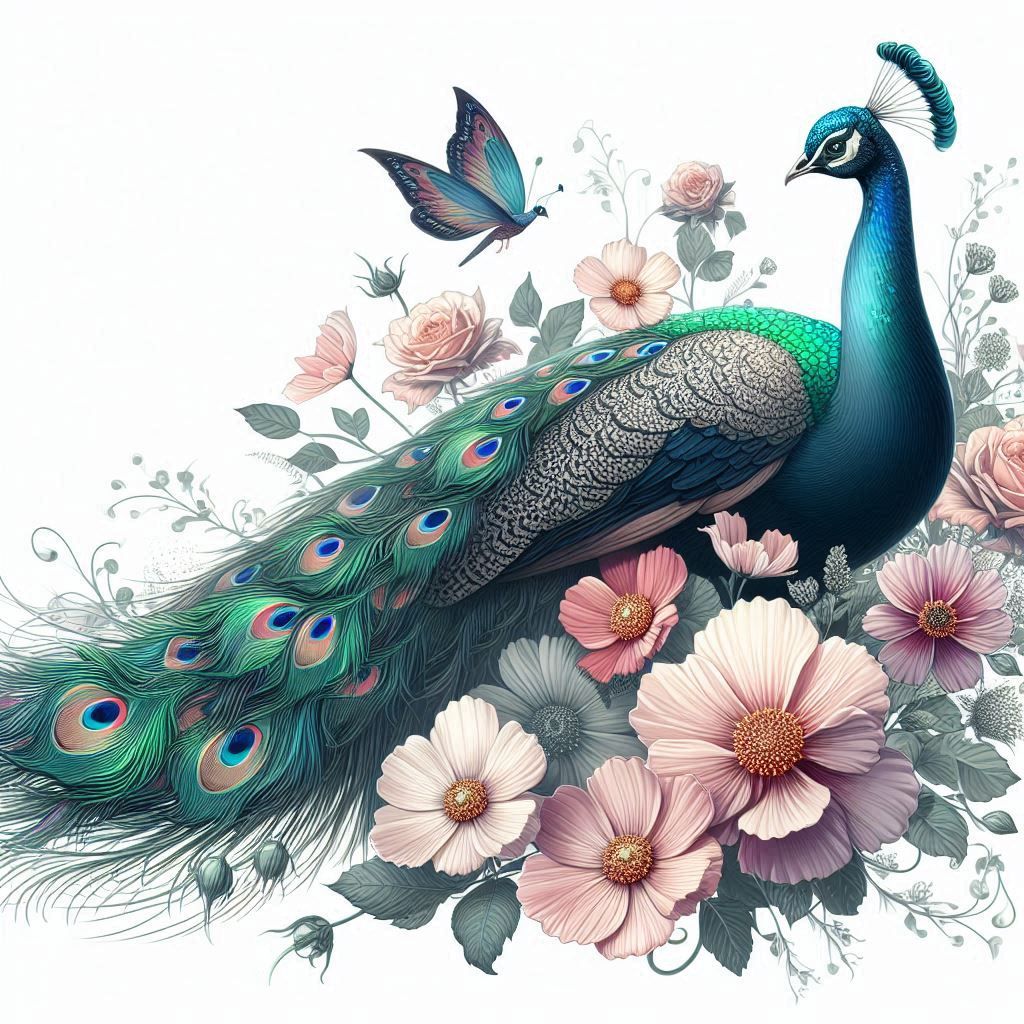 Graceful Peacock
