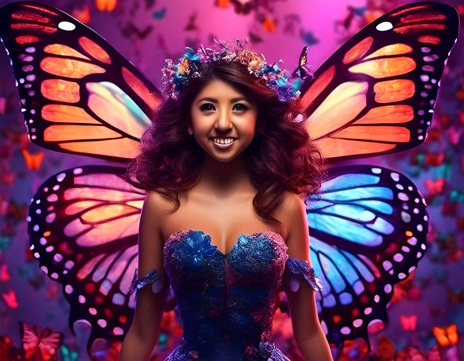 Mariposa Princess AI Generated Artwork NightCafe Creator