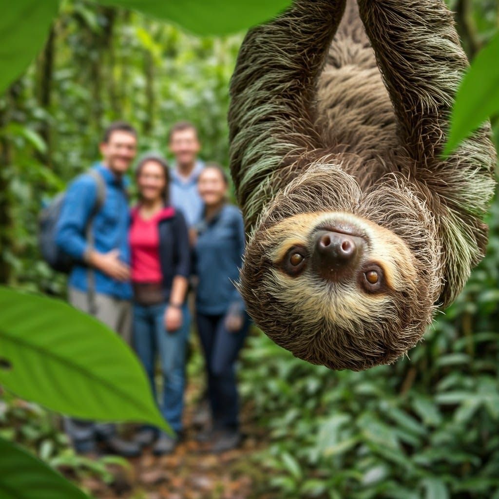 Sloth Surprise  by @undefined
