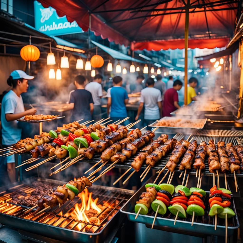 Street Food Kebabs    by @Thomas