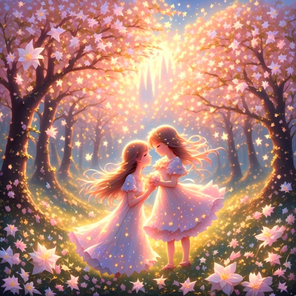 Gentle whispers in the breeze
