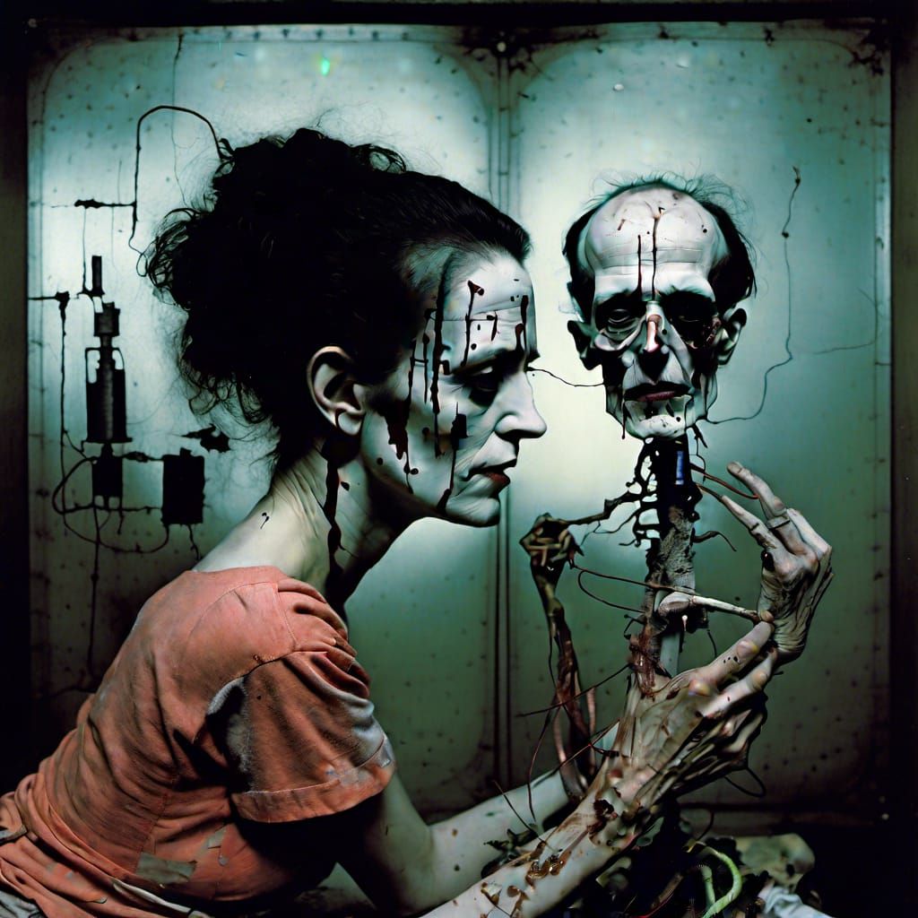 Situationist Photography with Paranoid Xray Aesthetic