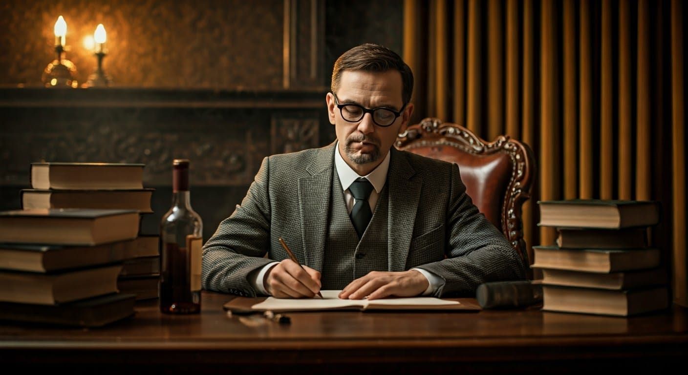 "I drank because I was an alcoholic. I was a real one – like a writer. I'm a real writer, I was a real alcoholic. I drank red wine to fall a...