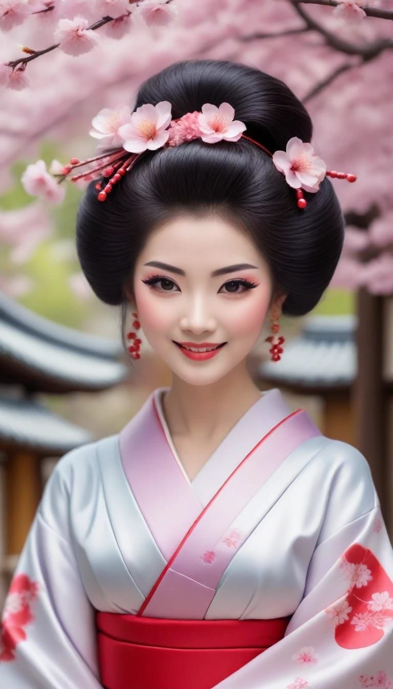 Japanese Geisha (mixed models)