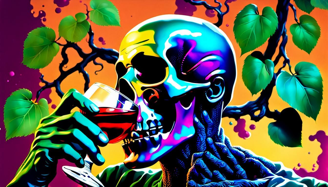 You and I  drink the  poison from. The same vine.