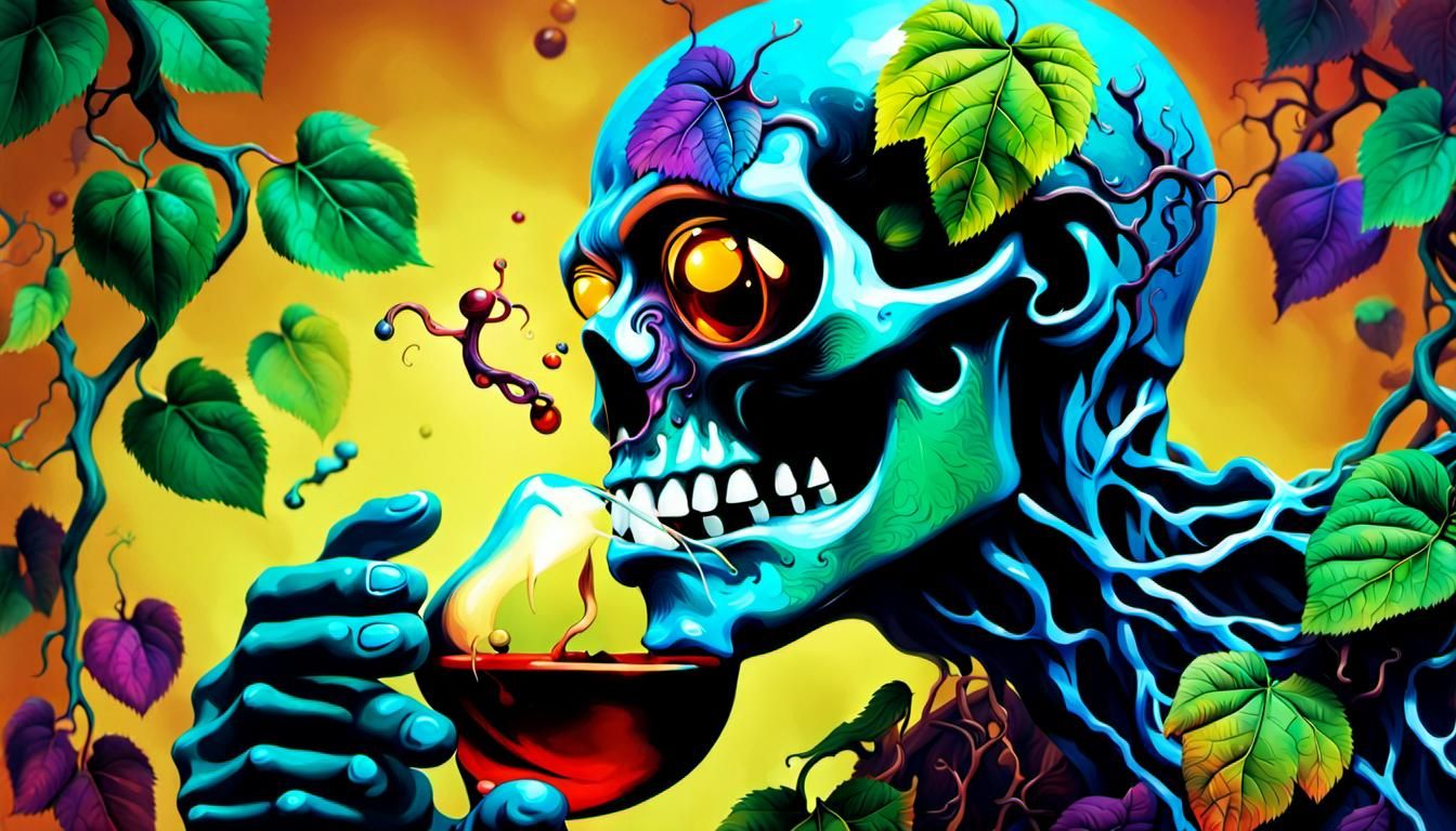 You and I  drink the  poison from. The same vine.
