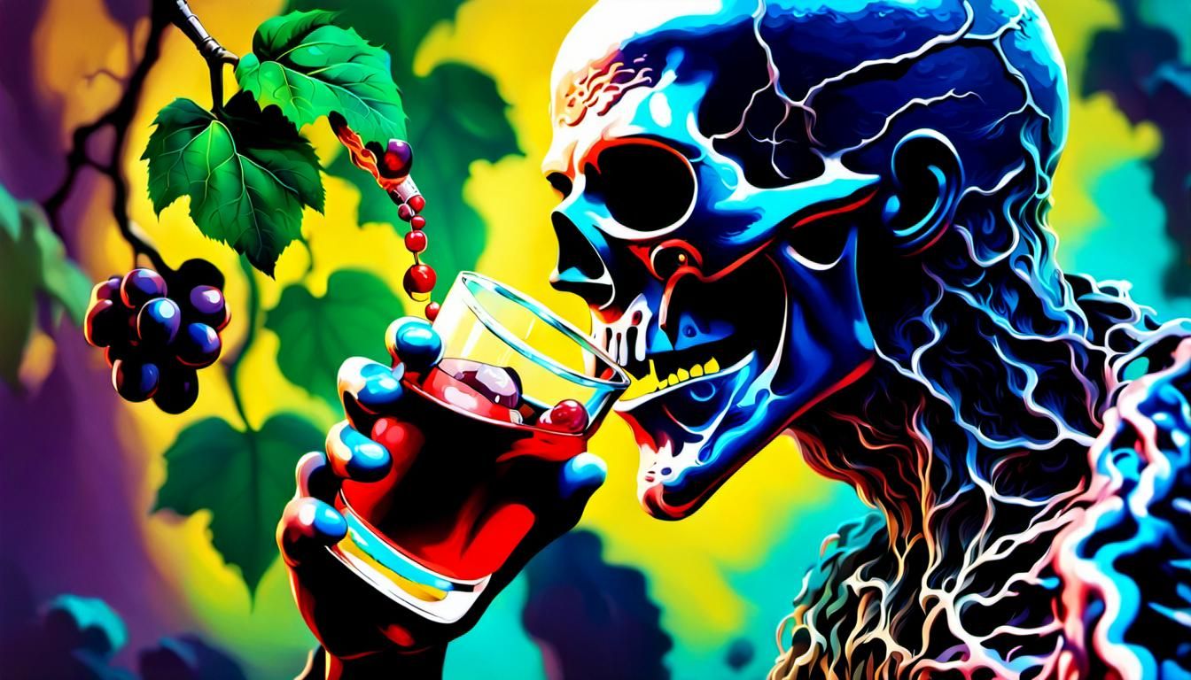 You and I  drink the  poison from. The same vine.