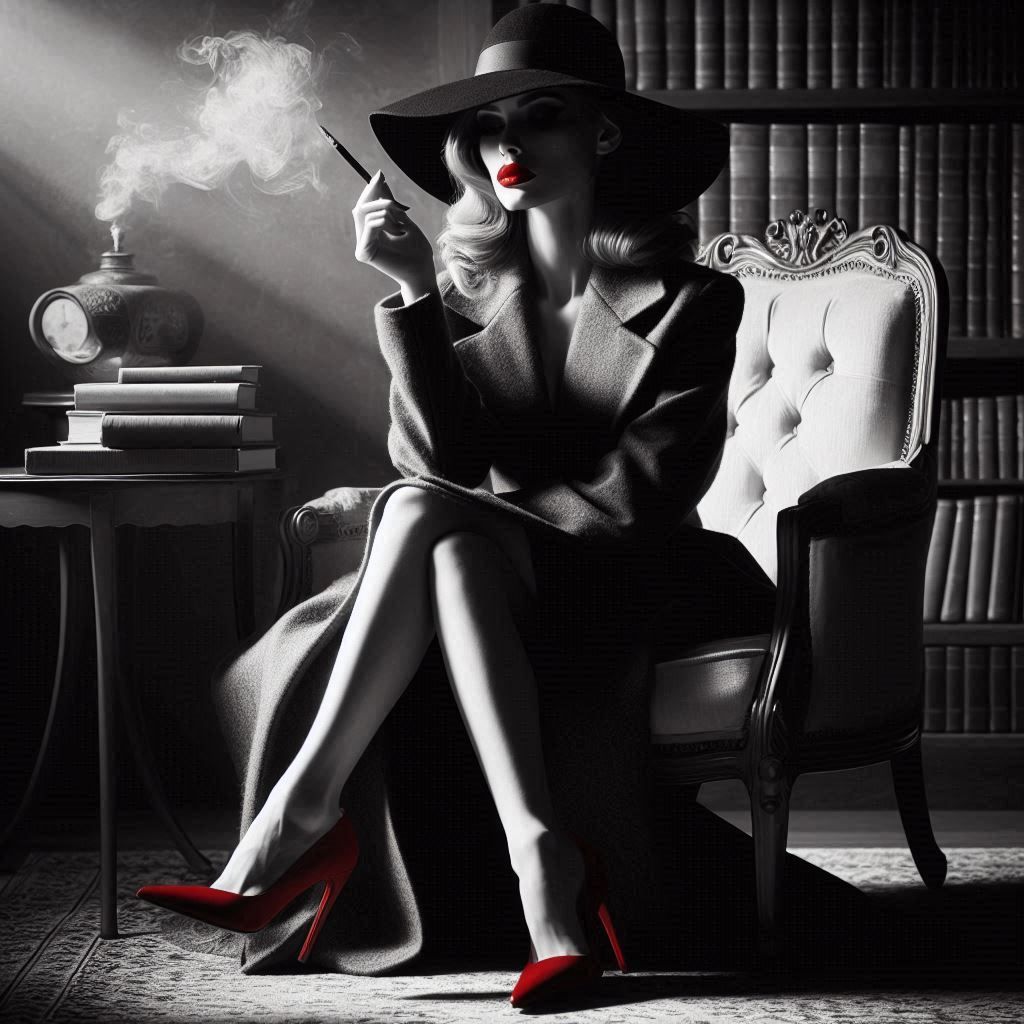 Noir Elegance Lady