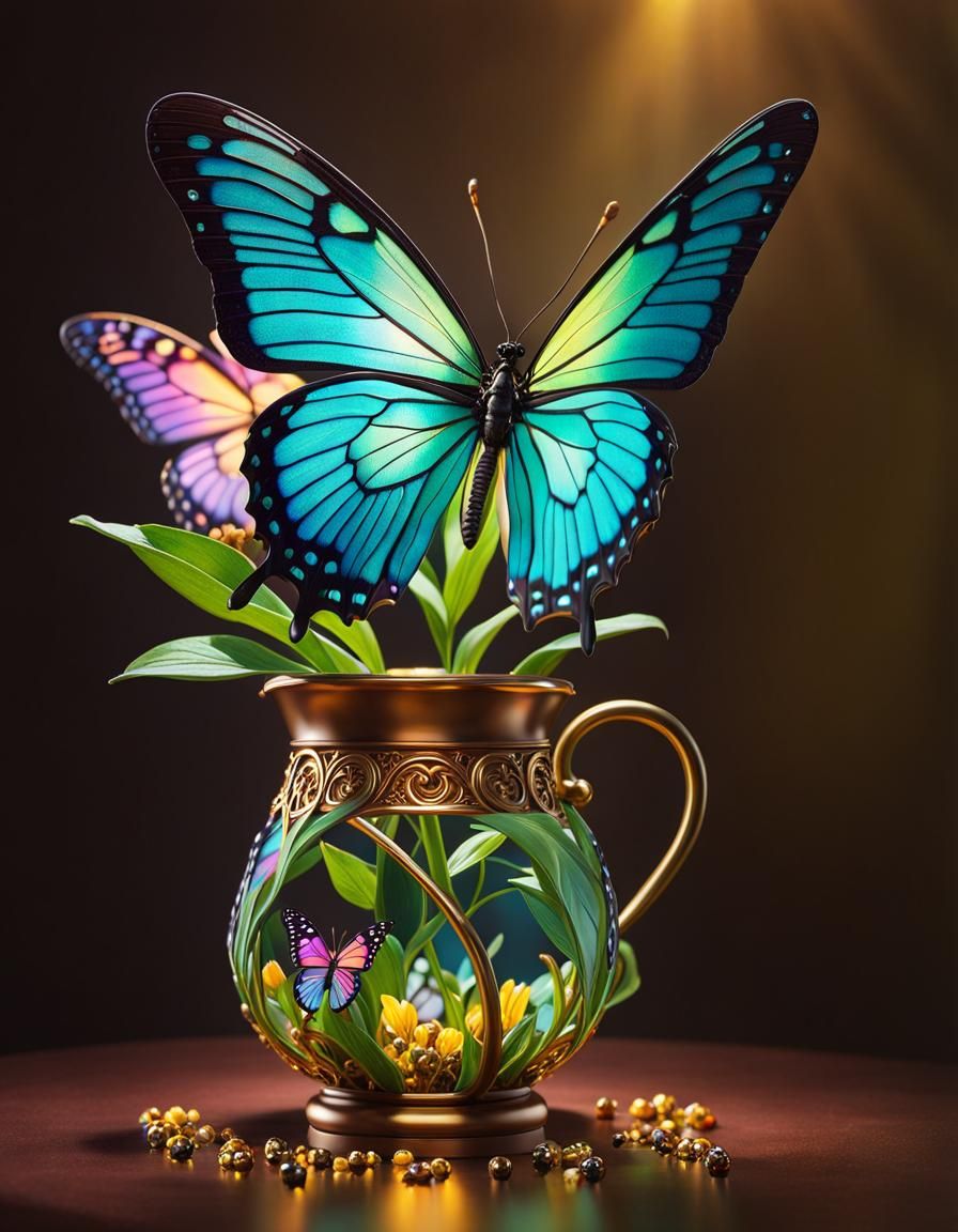 Butterflies - AI Generated Artwork - NightCafe Creator