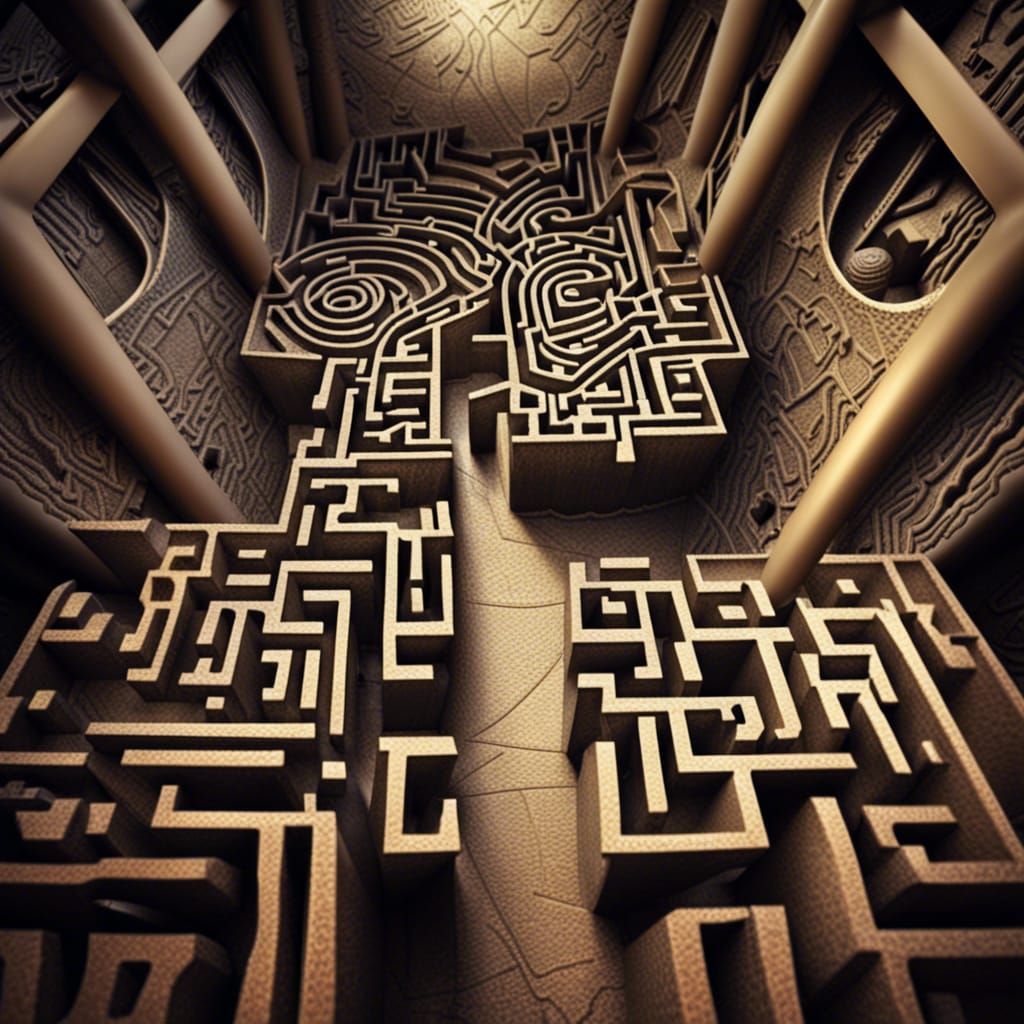 Maze or Labyrinth Craft a maze or labyrinth design to symbolize the journey or quest for