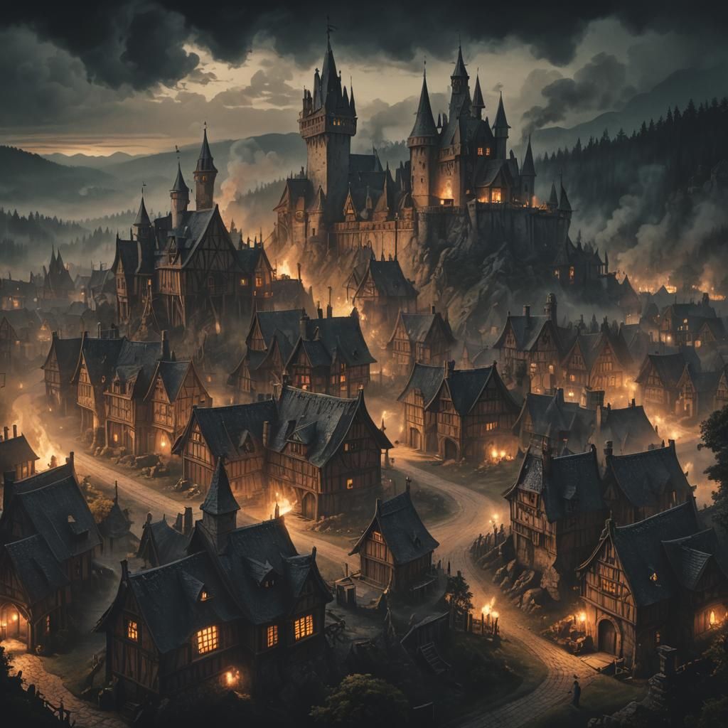 Fantasy Castle  by @Pulp_History 