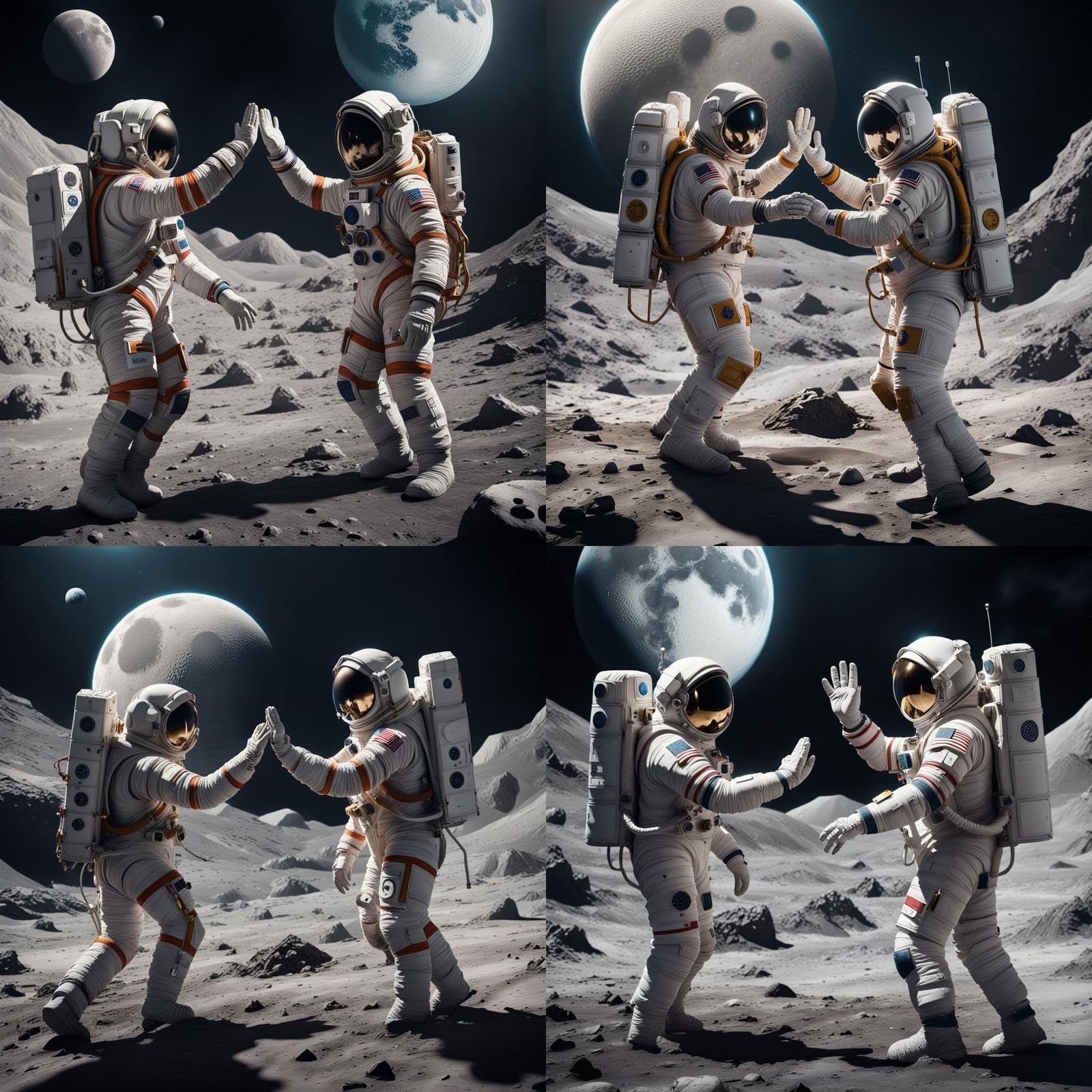 Super High Five - On the Moon!