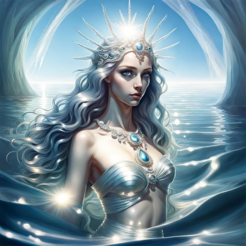 Goddess of the silver sea  by @Intensity Alexander
