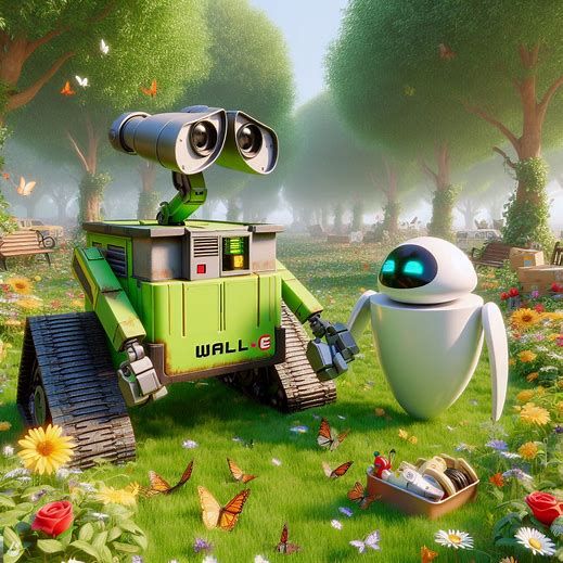 Wall-E & Eve