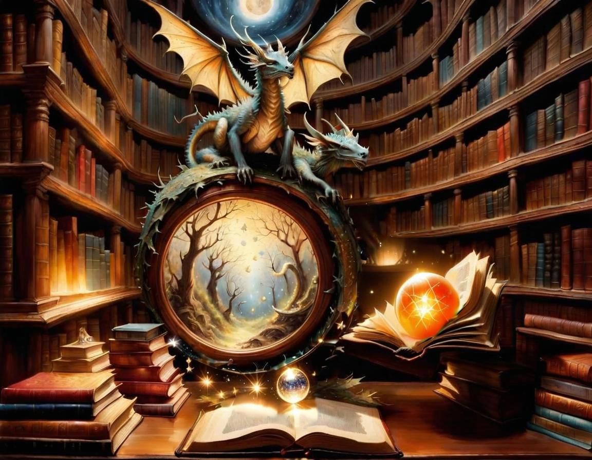 Open a Book, Release the Magic and Enter Another World  by @Elaine AJ