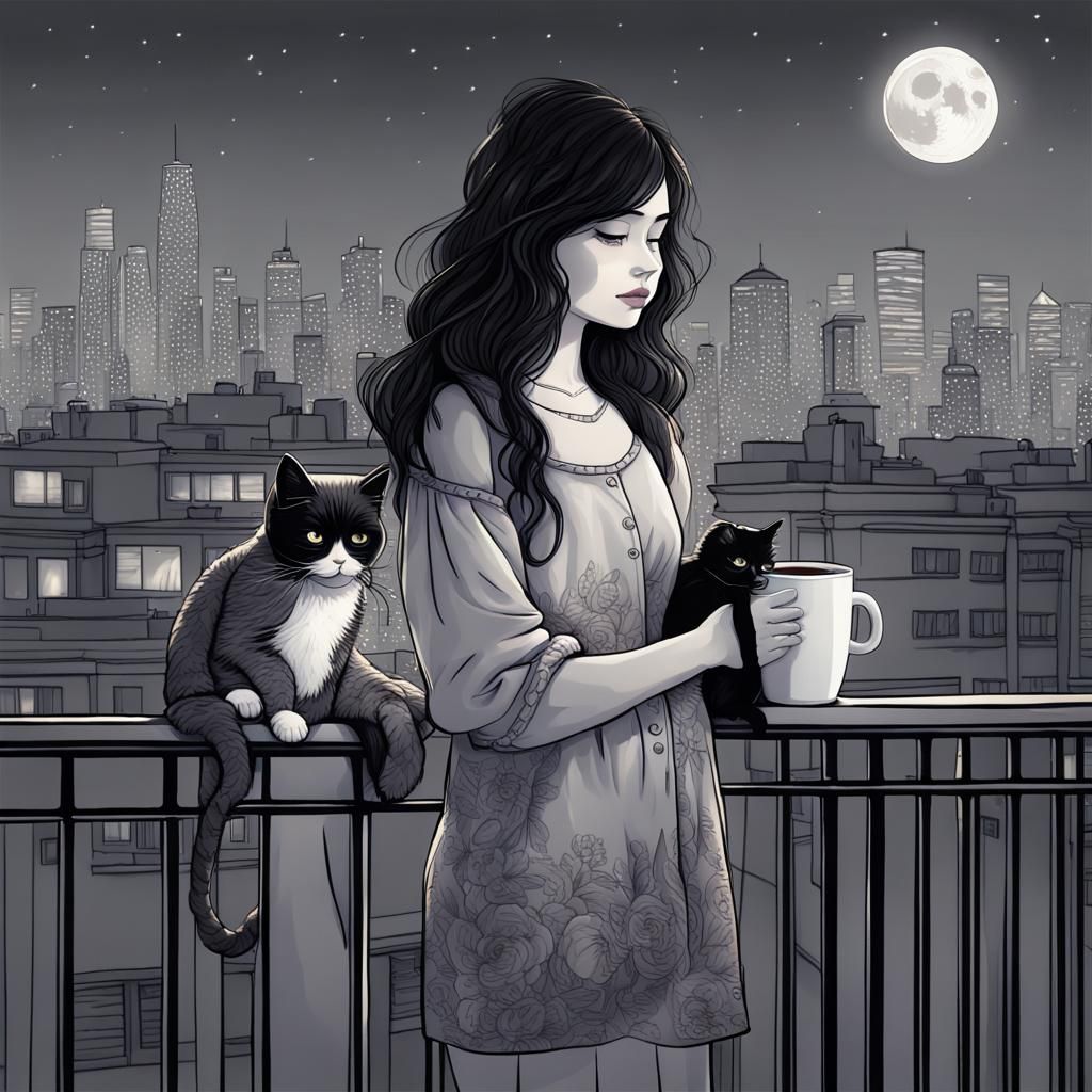 Relaxing at night