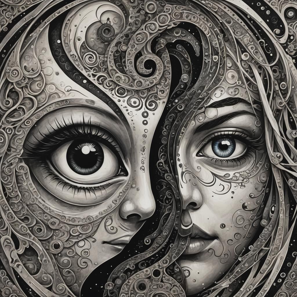 Yin-yang eyes
