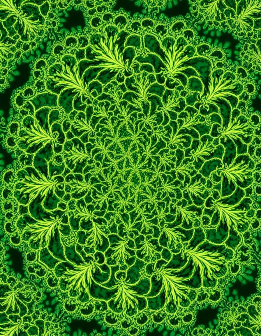 <lora:Playing cards:1.0> Ace of polypodies, green repeated patterns <lora:Fractal:1.0> mandelbrot, infinite details capital A in the corner,...