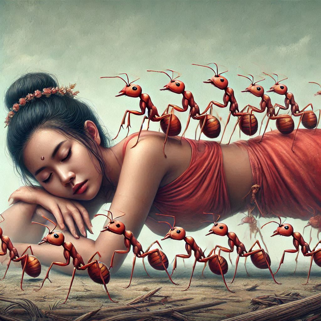 Ants massage free for girls LOL