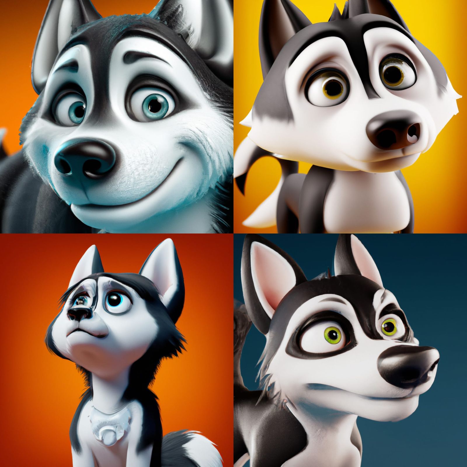 Disney Style Husky