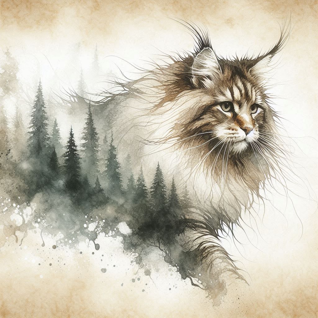 Beauty of a hunting cat