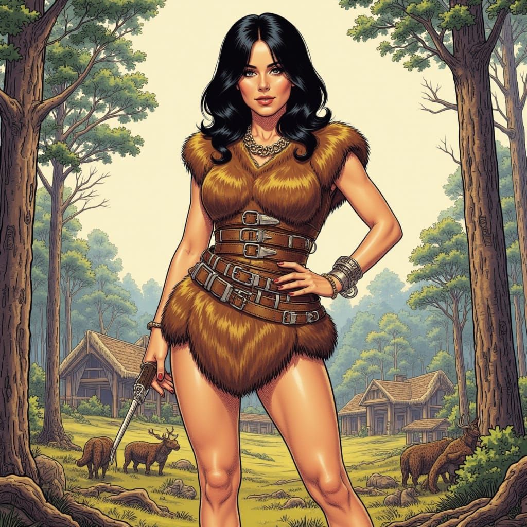 <lora:All about pop:1.0>Huntress