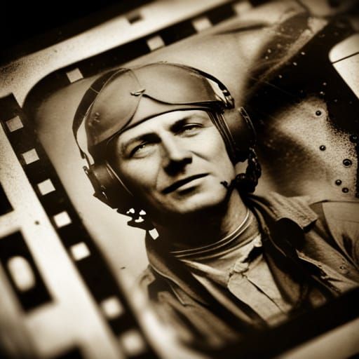World War II pilot   by @QueenKittyKat