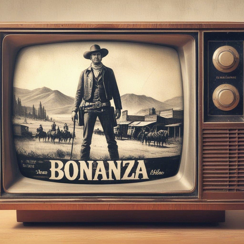  Bonanza on television  by @Dik 