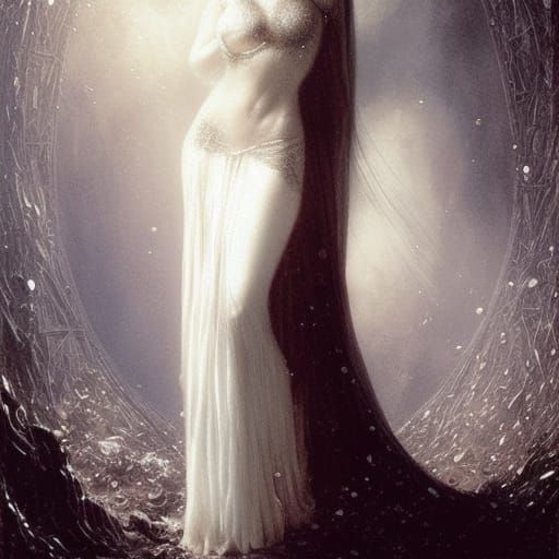 The White Queen - Emma Frost glitter skin.