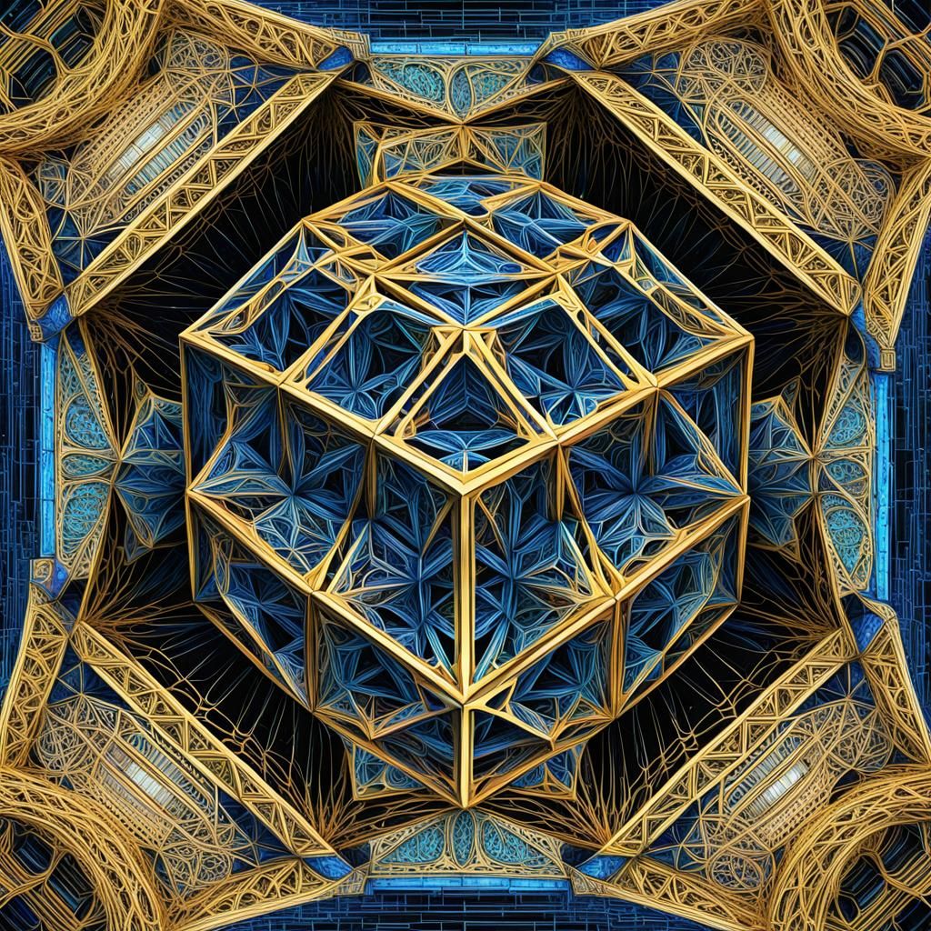 Hypercube  by @Just me