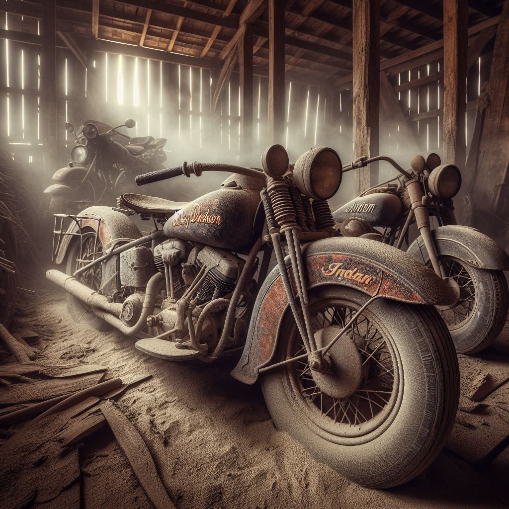 Barn Find Bikes  by @Punkmeister
