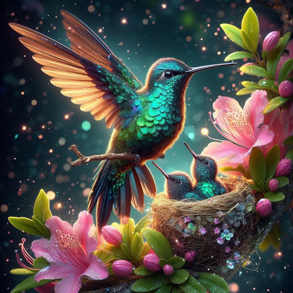 Hummingbird Nesting Season  by @Magnolia55