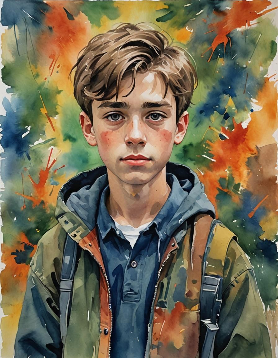watercolor portrait