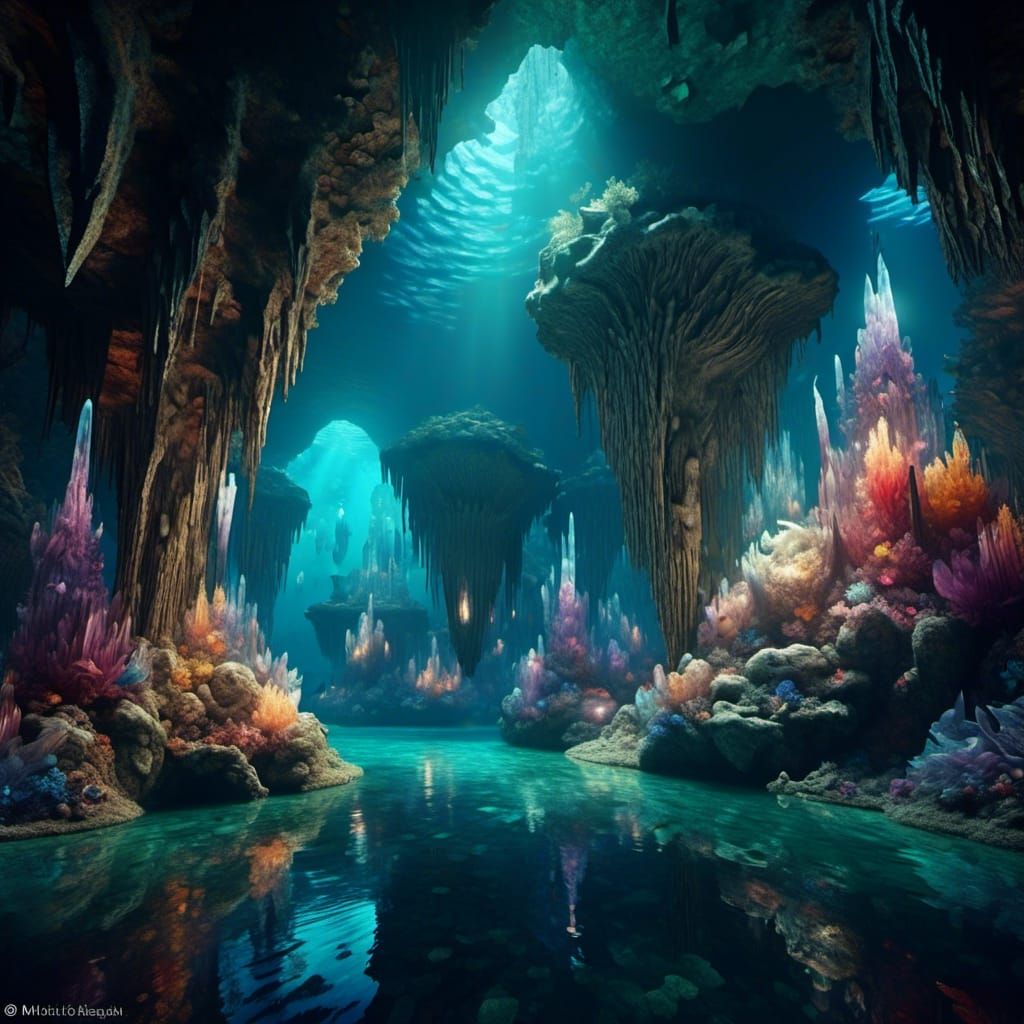 Underwater Crystal Cave