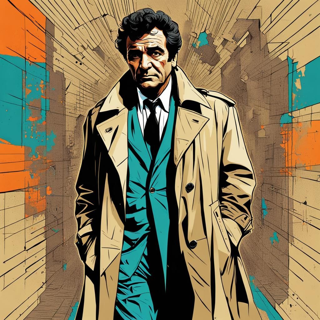 Lieutenant Columbo - Ai Generated Artwork - Nightcafe Creator