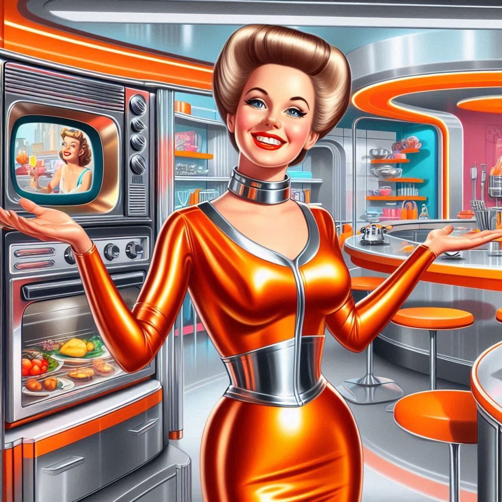 And the microwave has a television screen!