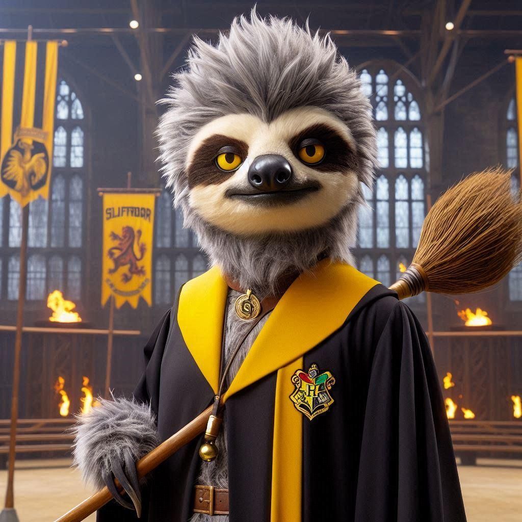 Slothanda Hooch, professor and referee at Hogwarts, from “Ha...