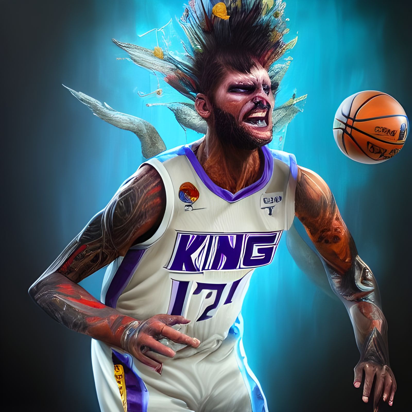 Basketball Jones AI Generated Artwork NightCafe Creator
