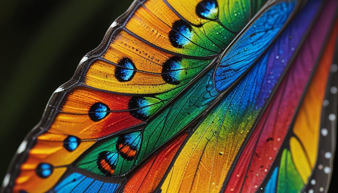 macro butterfly wing  by @quijibo