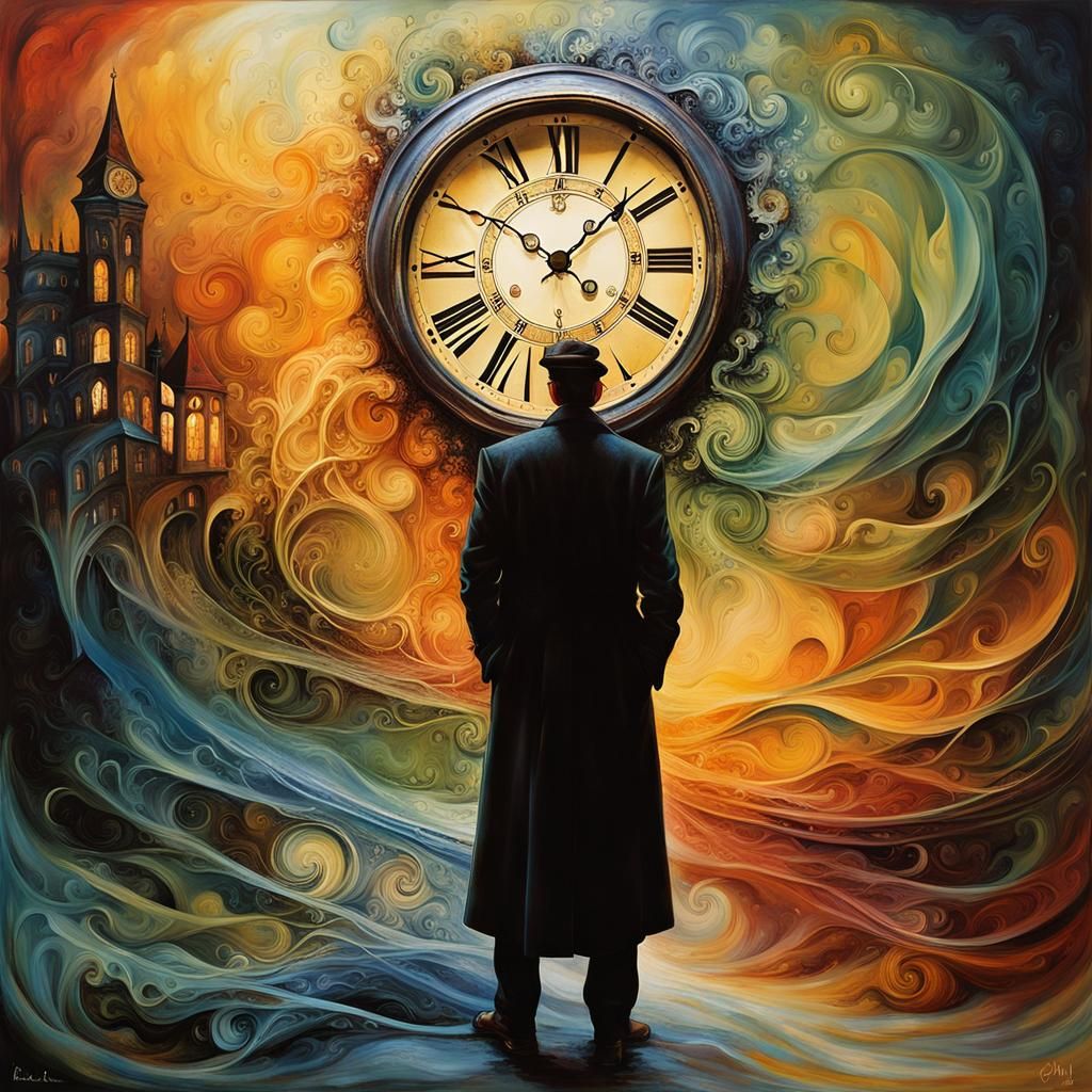 Time is rushing by   by @Ursula