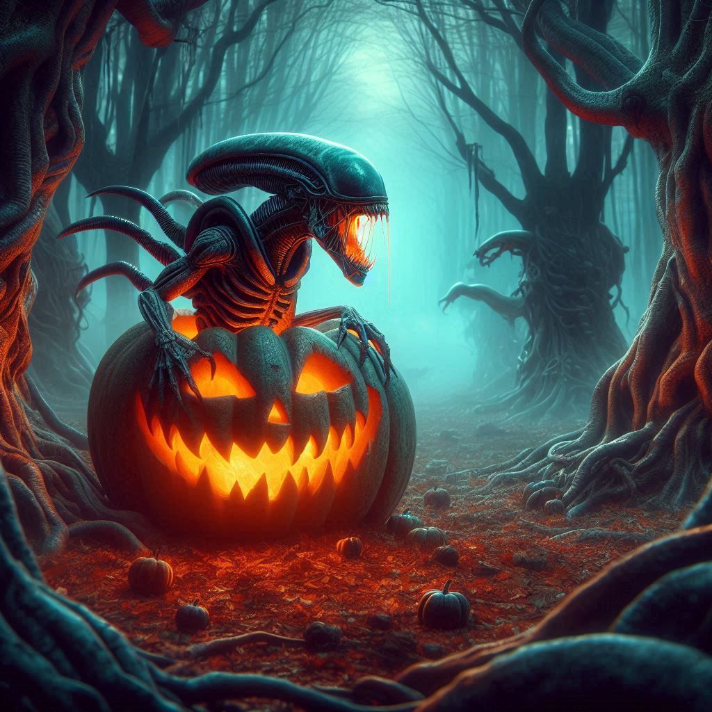 Xenomorph Surprised Halloween