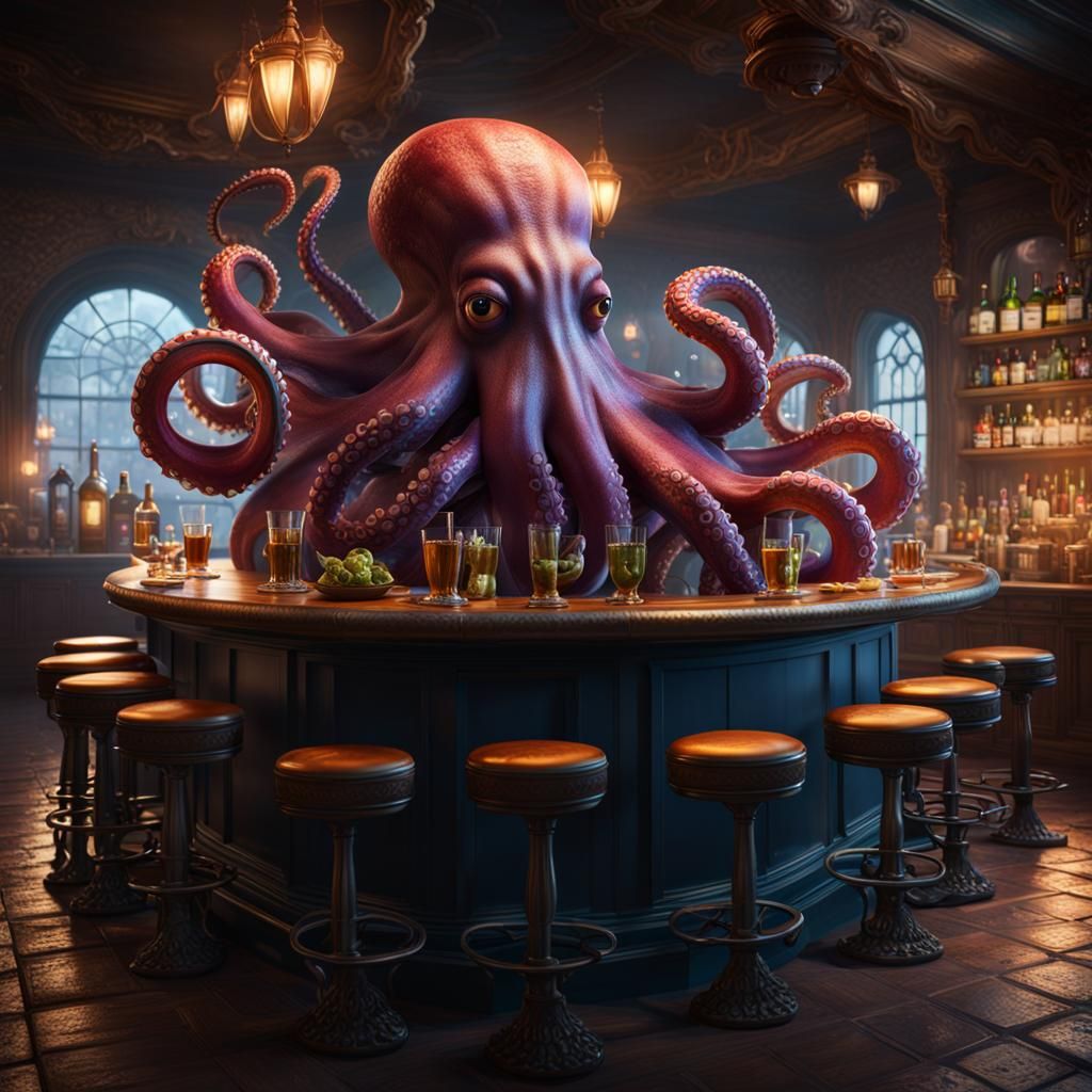 You cant get any better than 8 arms!  by @The girl of art