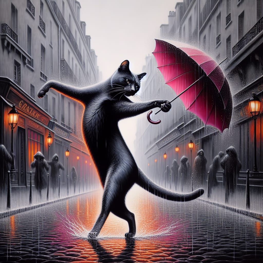 Le chat noir  by @Val