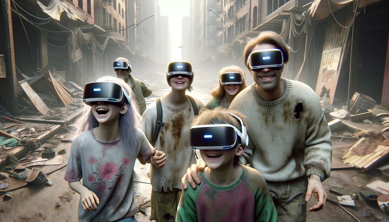 Dystopian Bubble Family